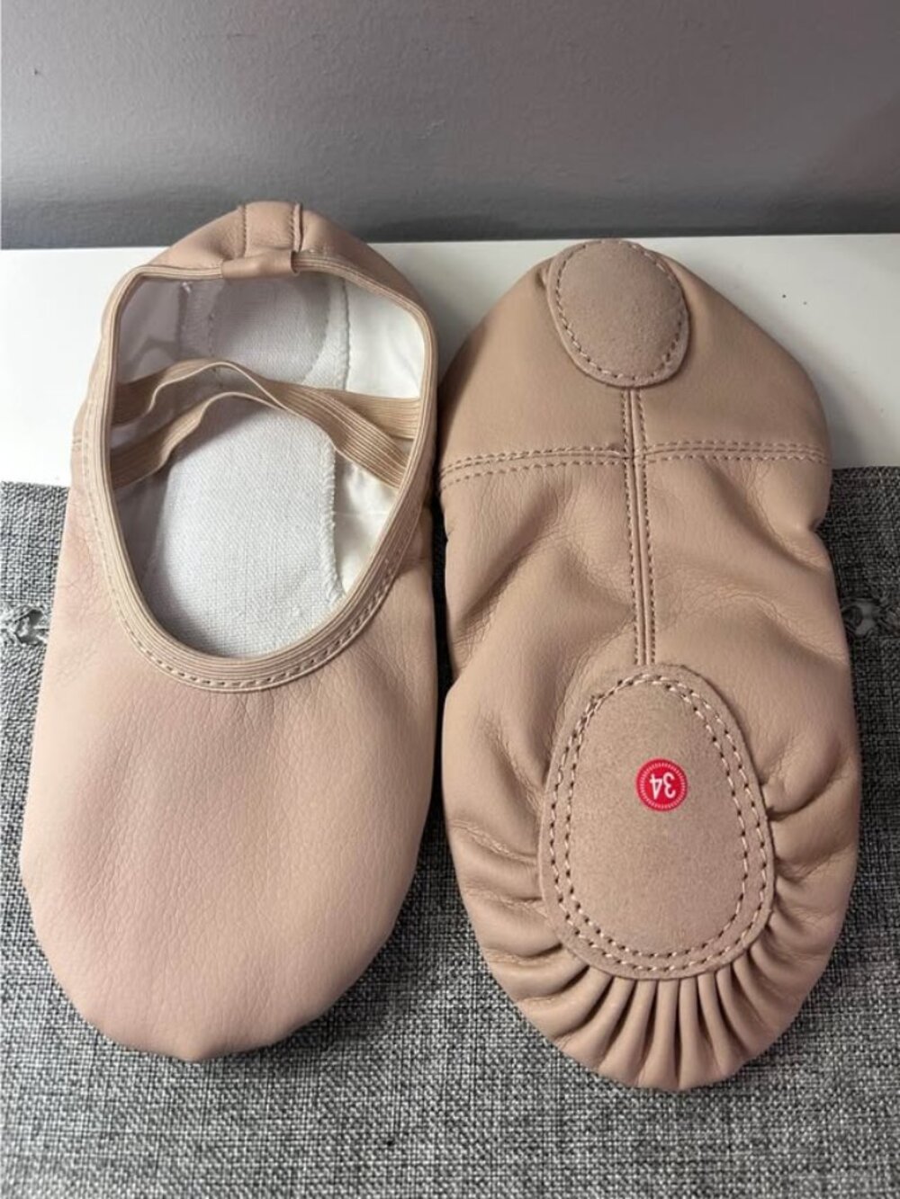 Leather ballet slippers | New | kids size 2
